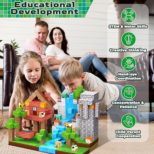 ToyUnited 150-Piece Magnetic Building Blocks Set - STEM Montessori Toys for Kids Ages 3-8, Easter Birthday Gift