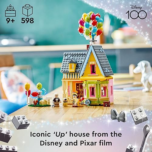 LEGO Disney Pixar Up House Building Toy Set - Fun Gift for Kids & Movie Fans, Ages 9+, 43217
