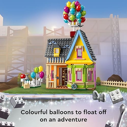 LEGO Disney Pixar Up House Building Toy Set - Fun Gift for Kids & Movie Fans, Ages 9+, 43217