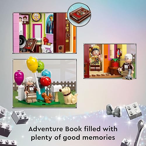 LEGO Disney Pixar Up House Building Toy Set - Fun Gift for Kids & Movie Fans, Ages 9+, 43217