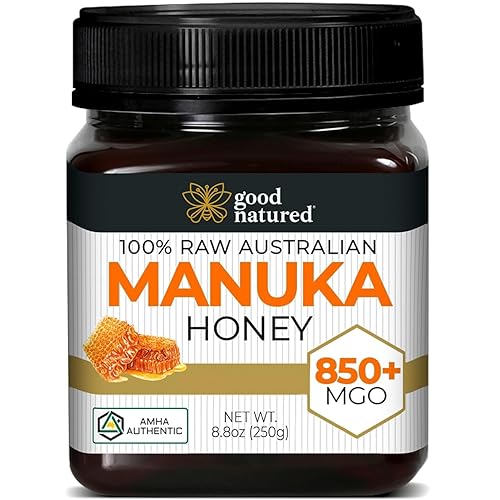 Good Natured High Grade Raw Manuka Honey MGO 850+ - AMHA Certified, Lab-Tested, Non-GMO, BPA-Free - 8.8 oz