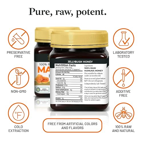 Good Natured High Grade Raw Manuka Honey MGO 850+ - AMHA Certified, Lab-Tested, Non-GMO, BPA-Free - 8.8 oz