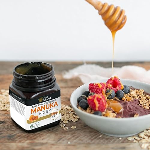 Good Natured High Grade Raw Manuka Honey MGO 850+ - AMHA Certified, Lab-Tested, Non-GMO, BPA-Free - 8.8 oz