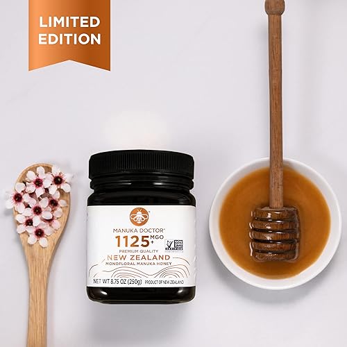 Manuka Certified MGO 1125+ Manuka Honey - 100% Pure New Zealand Honey (8.75 oz)