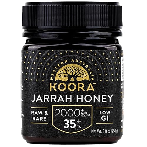 KOORA Jarrah Honey TA 35+ (MGO 2000+) - Immune Support, Low GI, Raw 8.8 oz