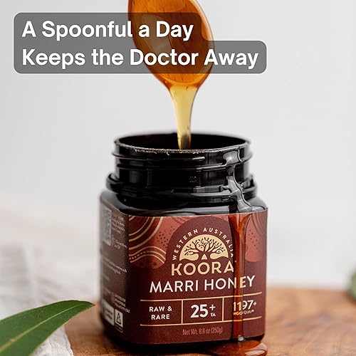 KOORA Marri Honey TA 25+ (MGO 1197+) 8.8 oz - Raw Medical Grade Honey for Health & Immune Support