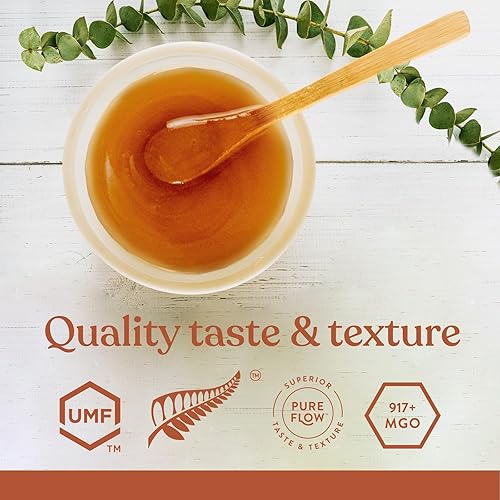 100% Pure New Zealand Ultra Premium Raw Manuka Honey UMF 22+ MGO 968+ from New Zealand - 8.8 oz (250g)