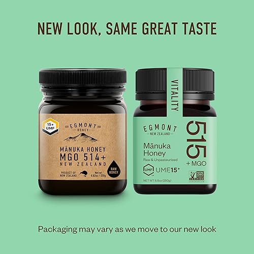 EGMONT HONEY MANUKA HONEY MGO 515+ UMF 15+ 8.8OZ - PURE AUTHENTIC NZ HONEY