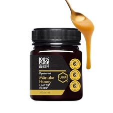 100% Pure New Zealand Certified UMF 15+ Raw Manuka Honey from New Zealand - 8.8oz (250g)