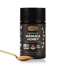 Comvita Raw New Zealand Manuka Honey UMF 15+ (MGO 514+), 250g - Pure & Unpasteurized Superfood for Immune Health