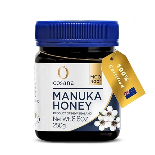 Cosana Manuka Honey 400 MGO+ 8.8oz (250g) - New Zealand Certified Pure