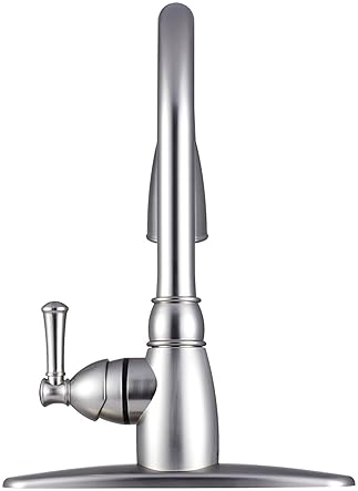 Dura Faucet DF-PK160-SN RV Non-Metallic Pull-Down Kitchen Sink Faucet (Brushed Satin Nickel)