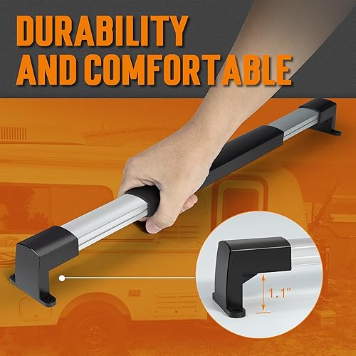 TONDA RV Screen Door Handle, RV Door Handle Grab Bar for Travel Trailer Camper Motorhome, Adjustable