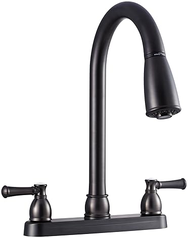 Dura Faucet Lightweight Venetian Bronze RV Kitchen Sink Faucet