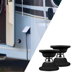 Suncaraccı Magnetic RV Door Holder Baggage Catch for RV/Camper/Trailer, Black (2 Pack)