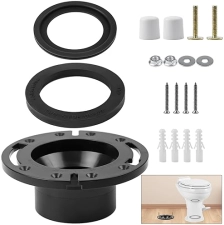 UHEGDRR Dometic RV Toilet Seal & Flange Replacement Kit - 3-in-1 Combo