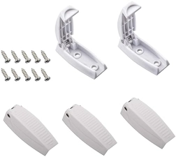 RVGUARD 5Pcs White RV Door Holder for Trailer & Camper Vans