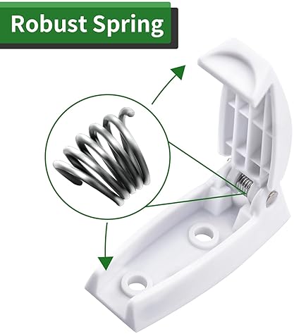 RVGUARD 5Pcs White RV Door Holder for Trailer & Camper Vans