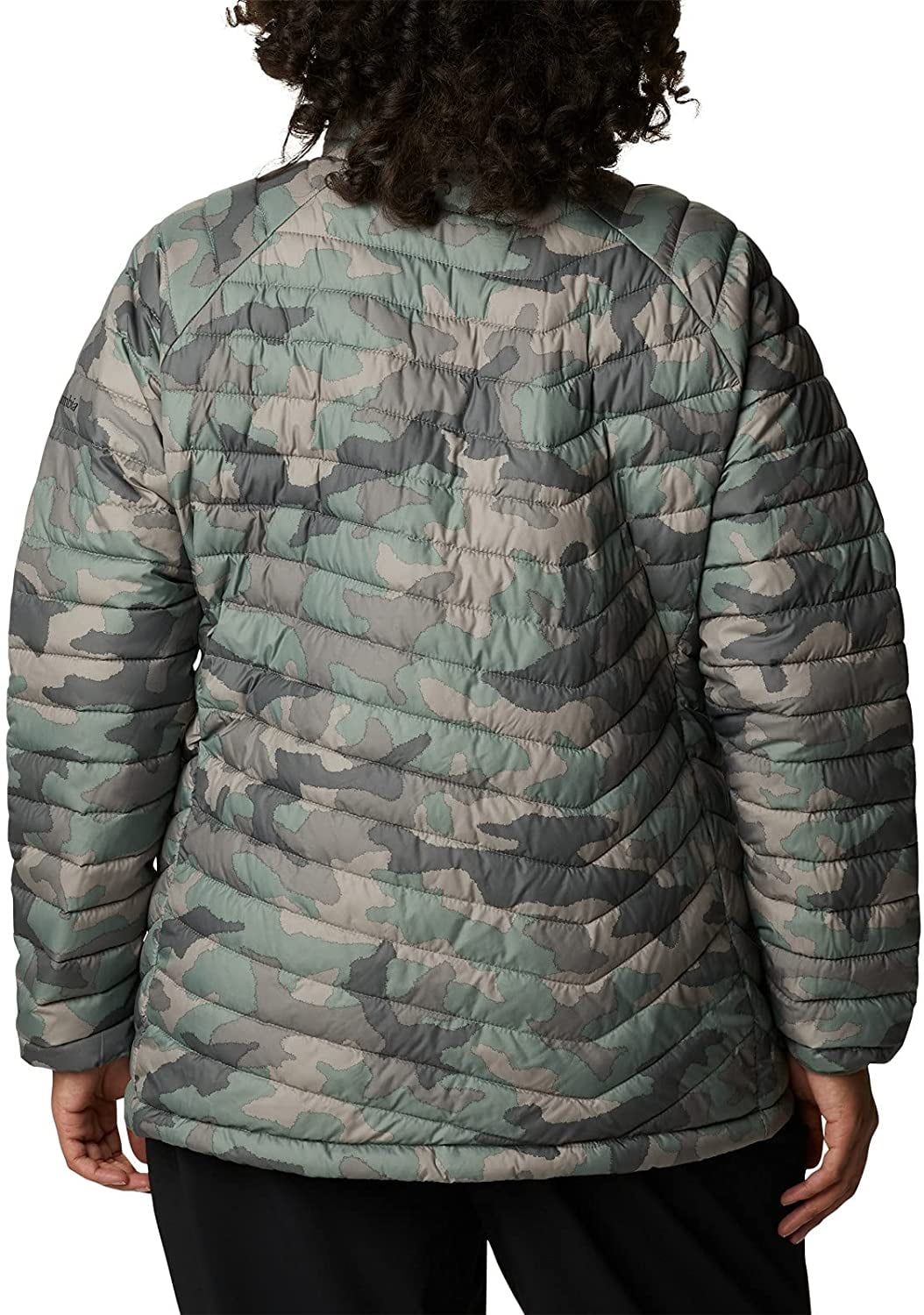Columbia Women's Powder Lite Jacket in Cypress Trad Camo Print - Size Medium