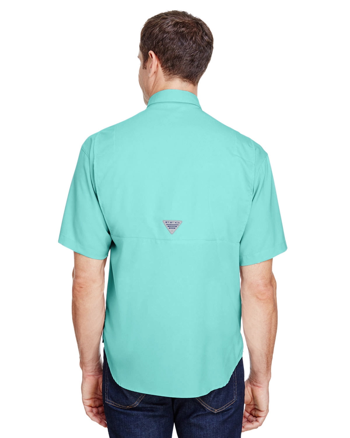 Columbia Men's Big and Tall Tamiami II SS Shirt in Gulf Stream - Size 3X