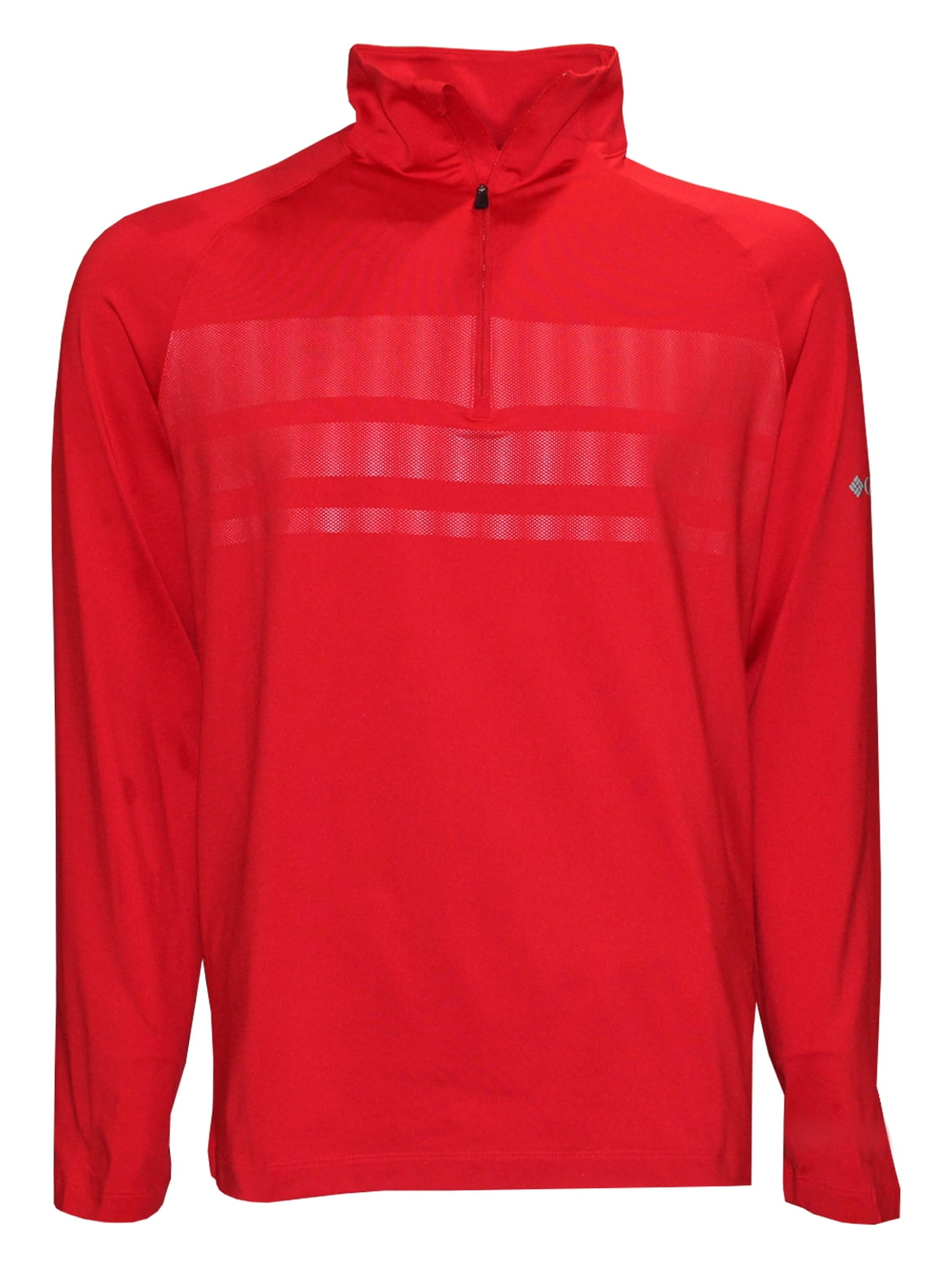 Columbia Men's Omni-Wick Picker Golf Pullover, X-Large Red - 1/4-Zip