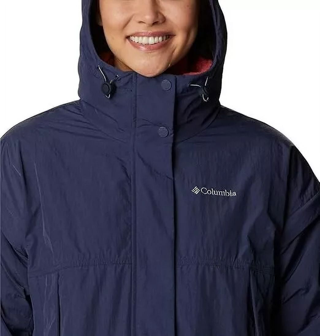 Columbia Women's Dark Nocturnal XL Hooded Jacket - Laurelwoods II Interchange