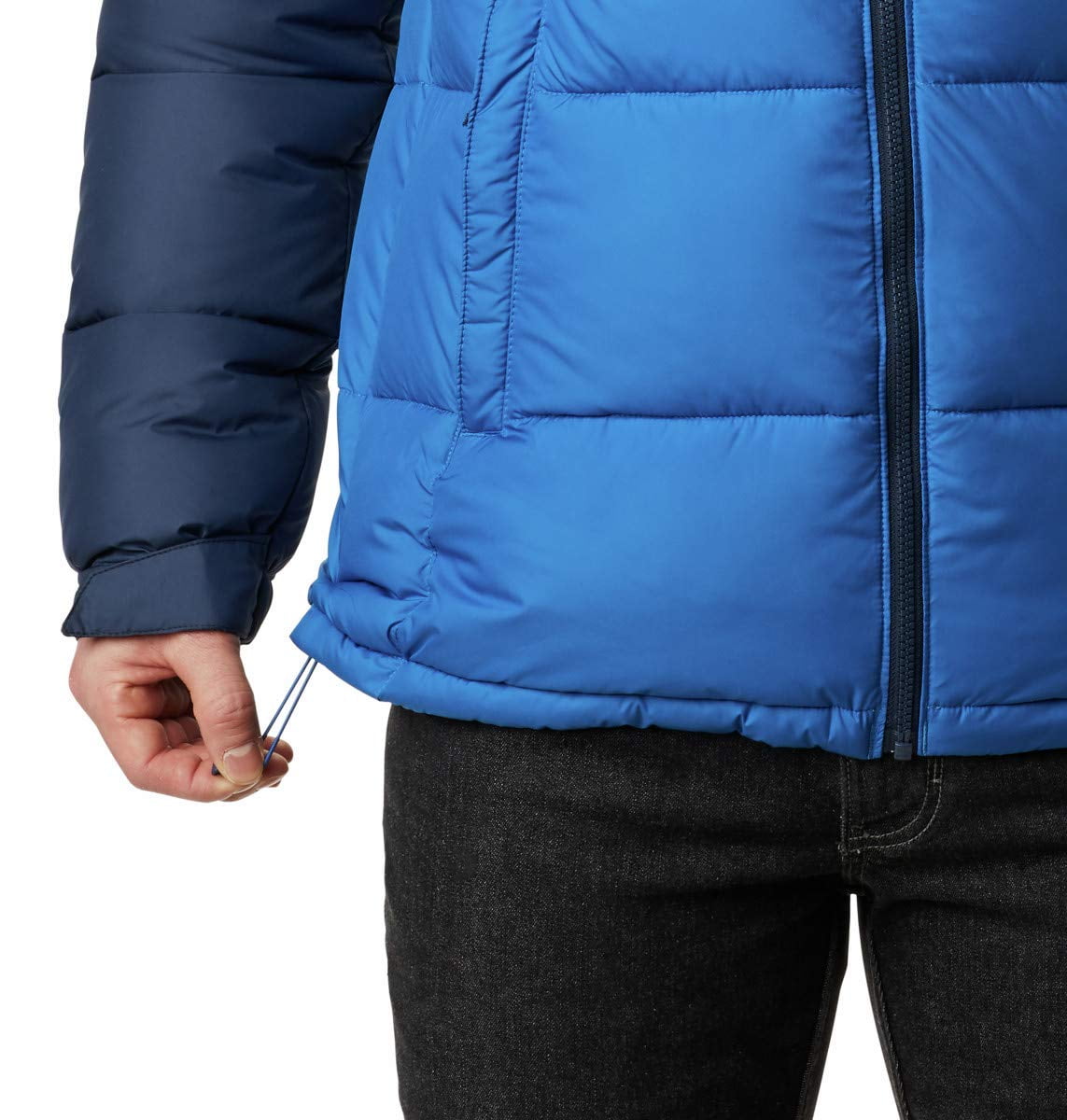 Columbia Men's Pike Lake Hooded Jacket - Bright Indigo/Collegiate Navy, Size Medium