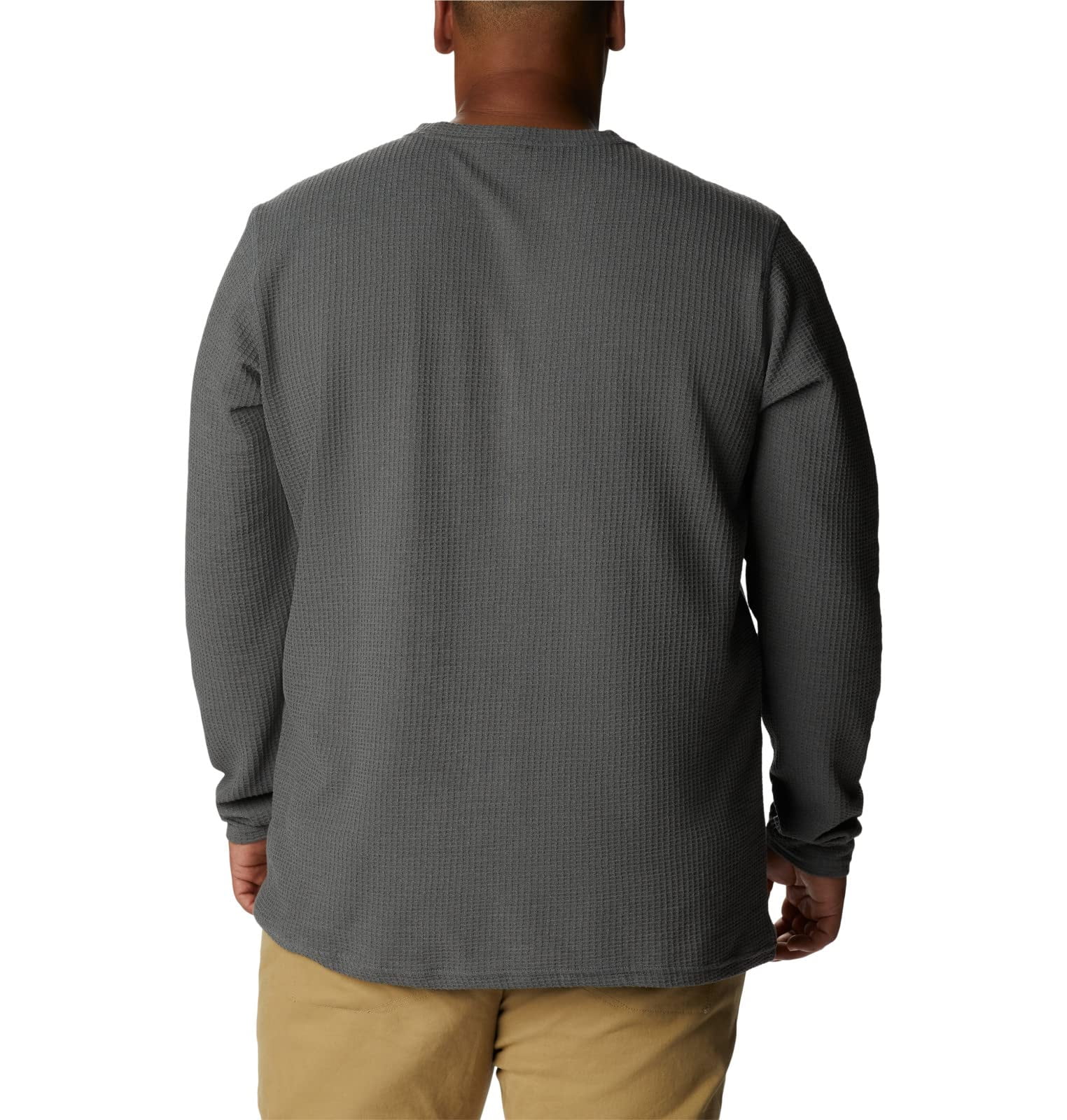 Columbia Men's Pine Peak Waffle Henley - Long Sleeve Style