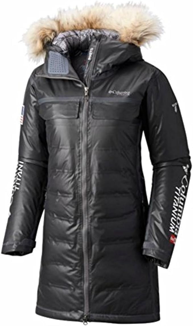 Columbia Women's OutDry Ex Diamond Heatzone Long Parka Winter Jacket Medium