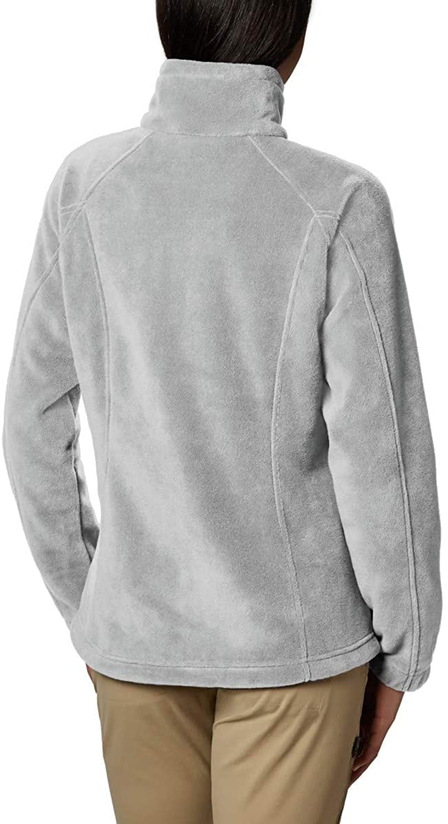 Columbia Women's Benton Springs Fleece Jacket - Cirrus Grey Heather, X-Large Petite