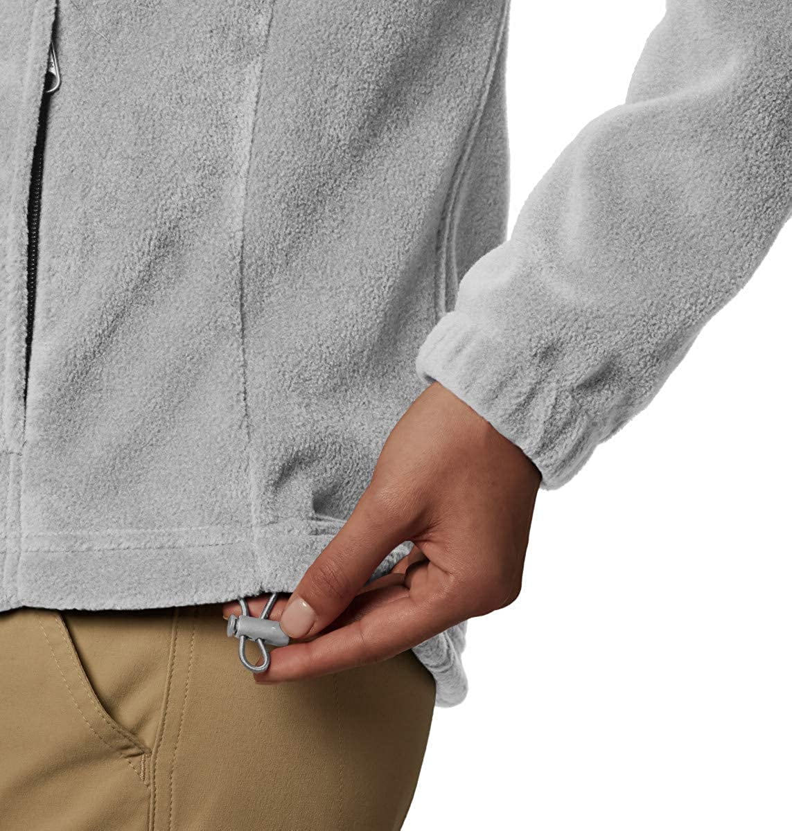 Columbia Women's Benton Springs Fleece Jacket - Cirrus Grey Heather, X-Large Petite