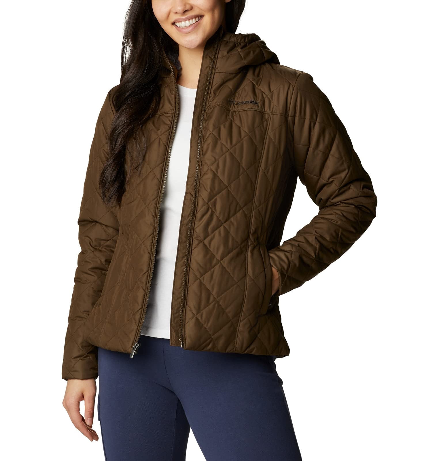 Columbia Women's Copper Crest Hooded Jacket - Stylish Outerwear for Women