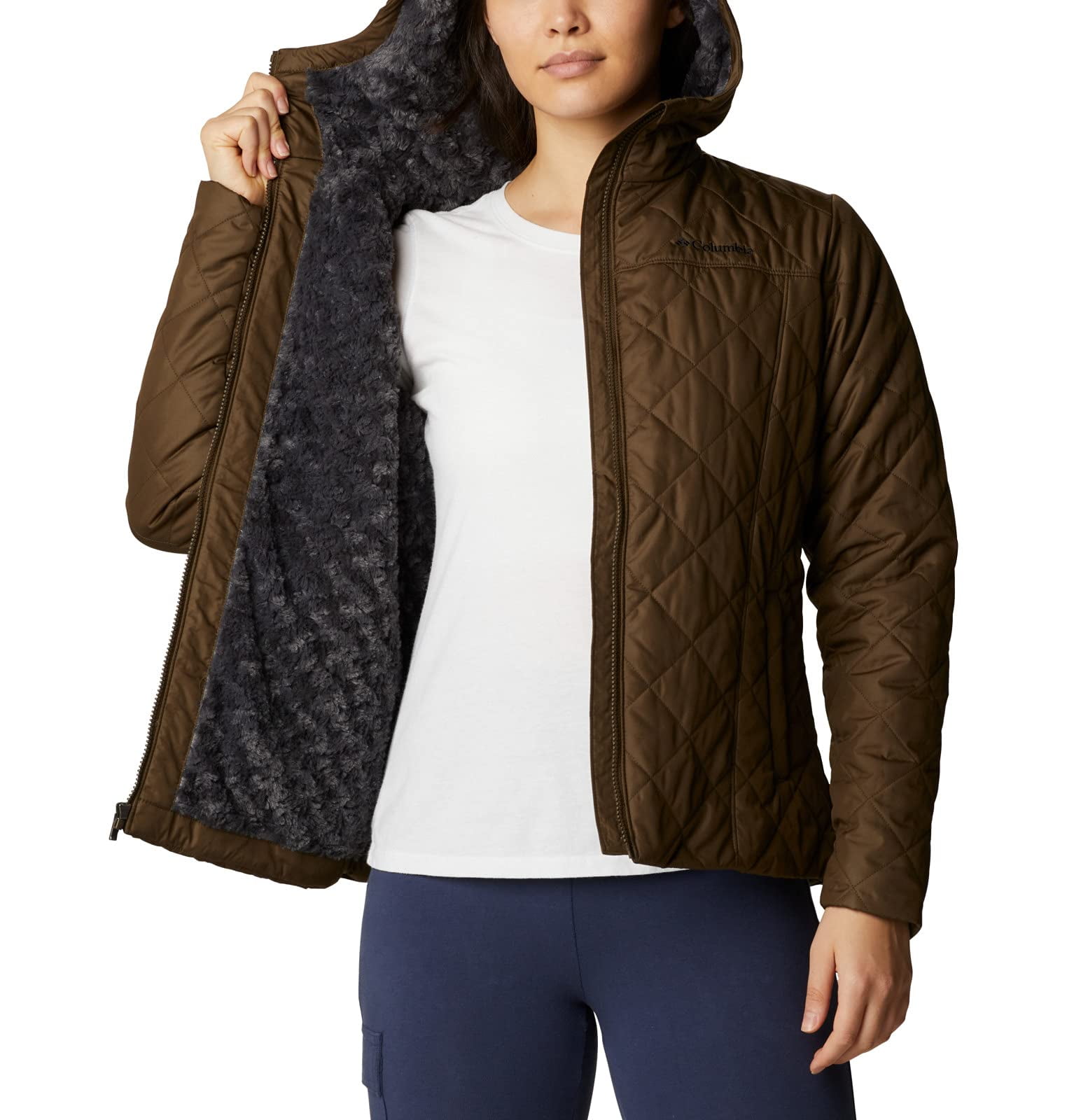 Columbia Women's Copper Crest Hooded Jacket - Stylish Outerwear for Women