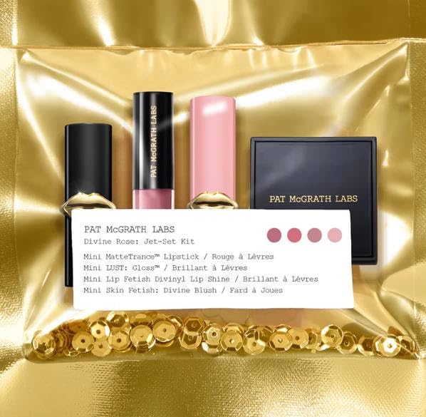 Pat McGrath Labs Divine Rose Jet-Set Kit: Mini Beauty Essentials for On-the-Go