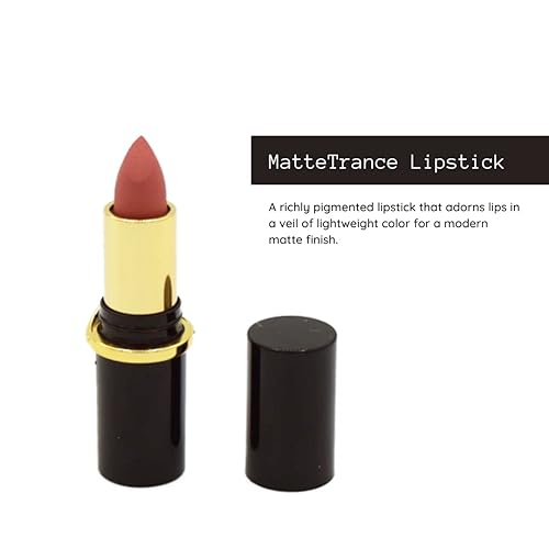 Pat McGrath Mini Divine Rose Lip Trio Set for Women - MatteTrance Lipstick, Lust Gloss, PermaGel Lip Pencil