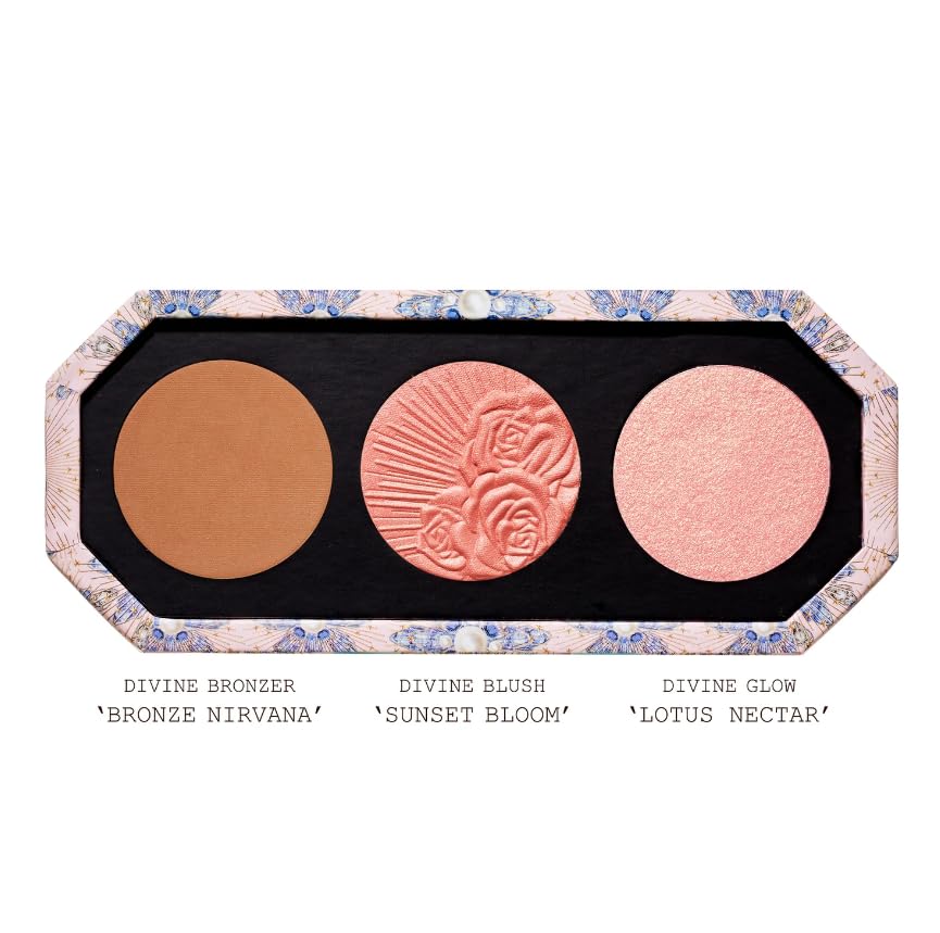 Pat Mcgrath Divine Blush Bronze Glow Trio - NIRVANA IN BLOOM 0.36oz (1 Pack)