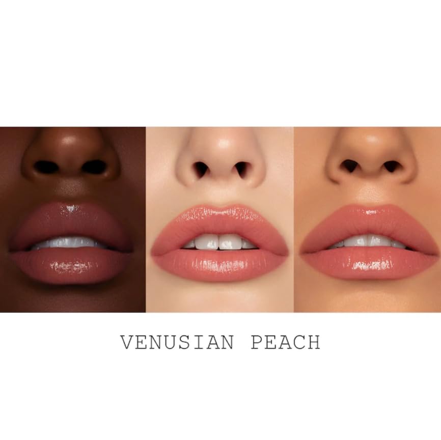 Pat McGrath Labs SatinAllure Lipstick in Venusian Peach + Sheet Masque