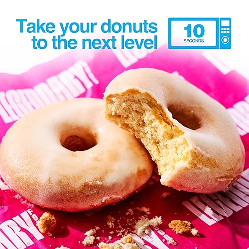 Legendary Foods Glazed Vanilla Protein Donuts - 8 Pack, High Protein, Zero Sugar, Gluten Free, Low Carb, Keto-Friendly Snack