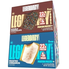 Legendary Foods Low Carb Protein Pastry Bundle - Gluten Free & Keto Snacks - Healthy Energy Bars - 16 Pack