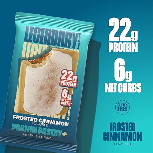 Legendary Foods Low Carb Protein Pastry Bundle - Gluten Free & Keto Snacks - Healthy Energy Bars - 16 Pack