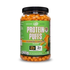 TPI Twin Peaks Jalapeno Cheddar Protein Puffs - Keto Friendly High Protein Snack