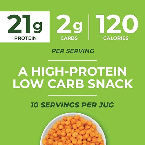 TPI Twin Peaks Jalapeno Cheddar Protein Puffs - Keto Friendly High Protein Snack