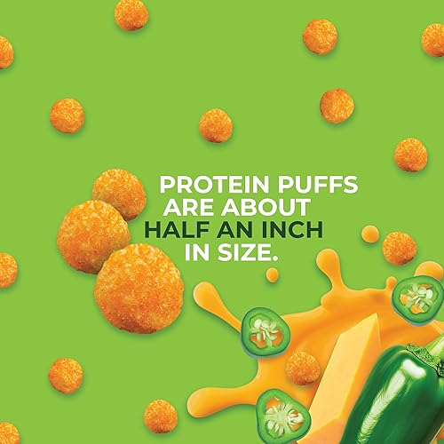 TPI Twin Peaks Jalapeno Cheddar Protein Puffs - Keto Friendly High Protein Snack