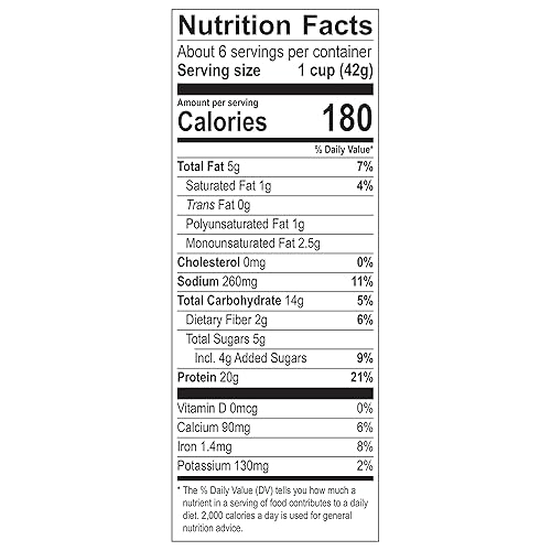 Premier Protein Chocolate Almond Cereal - High Protein, 20g per Serving, 9 oz Box