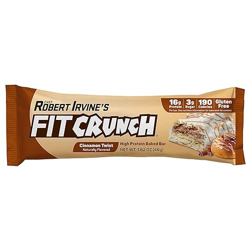 FITCRUNCH Snack Size Protein Bars, 6-Layer Baked Bar, Low Sugar, Gluten-Free & Soft Cake Core (9 Count, Flavor Lovers)