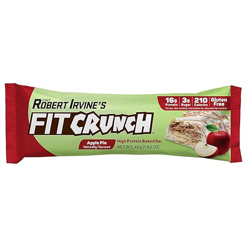 FITCRUNCH Snack Size Protein Bars, 6-Layer Baked Bar, Low Sugar, Gluten-Free & Soft Cake Core (9 Count, Flavor Lovers)