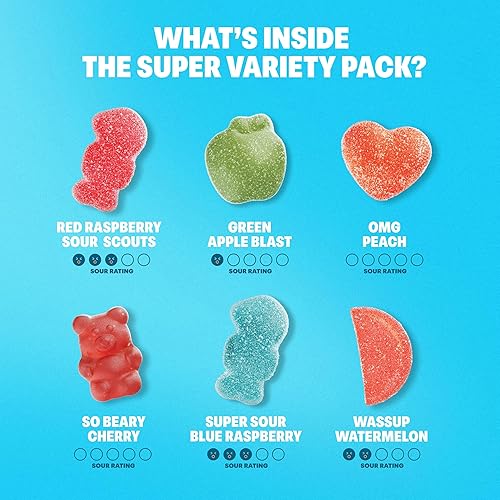 Shameless Snacks - Low Calorie Keto Gummies (Gluten-Free) - 6 Pack Variety