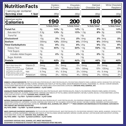 Quest Nutrition Ultimate Protein Bars Variety Pack - High Protein, Low Carb, Gluten Free, Keto Friendly - 12 Bars