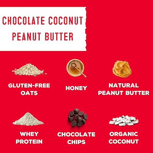 SimplyFuel Chocolate Coconut Peanut Butter Protein Balls - 8g Protein Snack