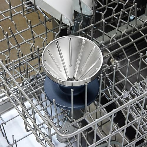 YETI Pour Over Coffee Maker Accessory Ramblers - Stainless Steel, Navy, Fits Any V60 Filter